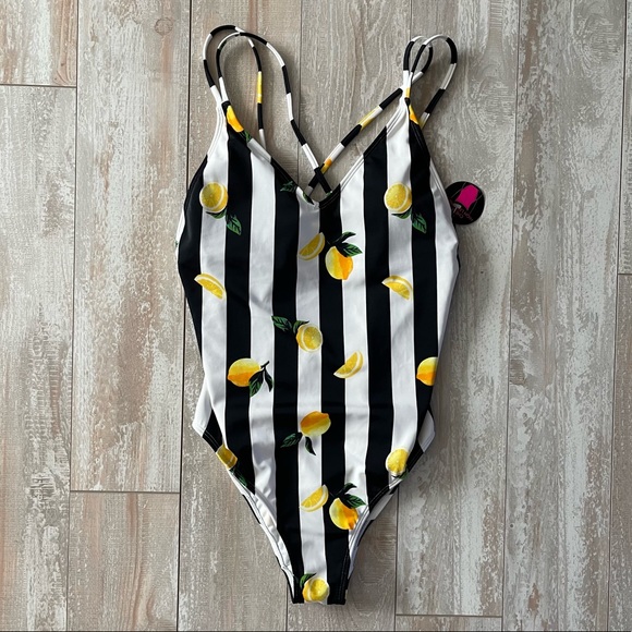 No Boundaries Other - No boundaries lemon fruit print bathing suit